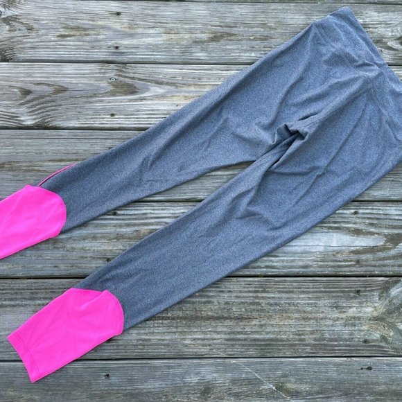 Champion Women Pants Sport Athletic Legging GrayPink Size SP - Picture 5 of 9